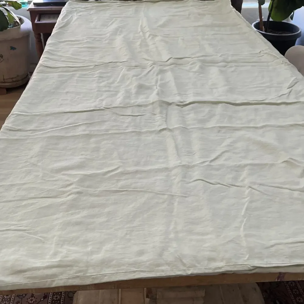 Eileen Fisher Home Duvet Cover Double Queen Size 100% Linen Home Bedding